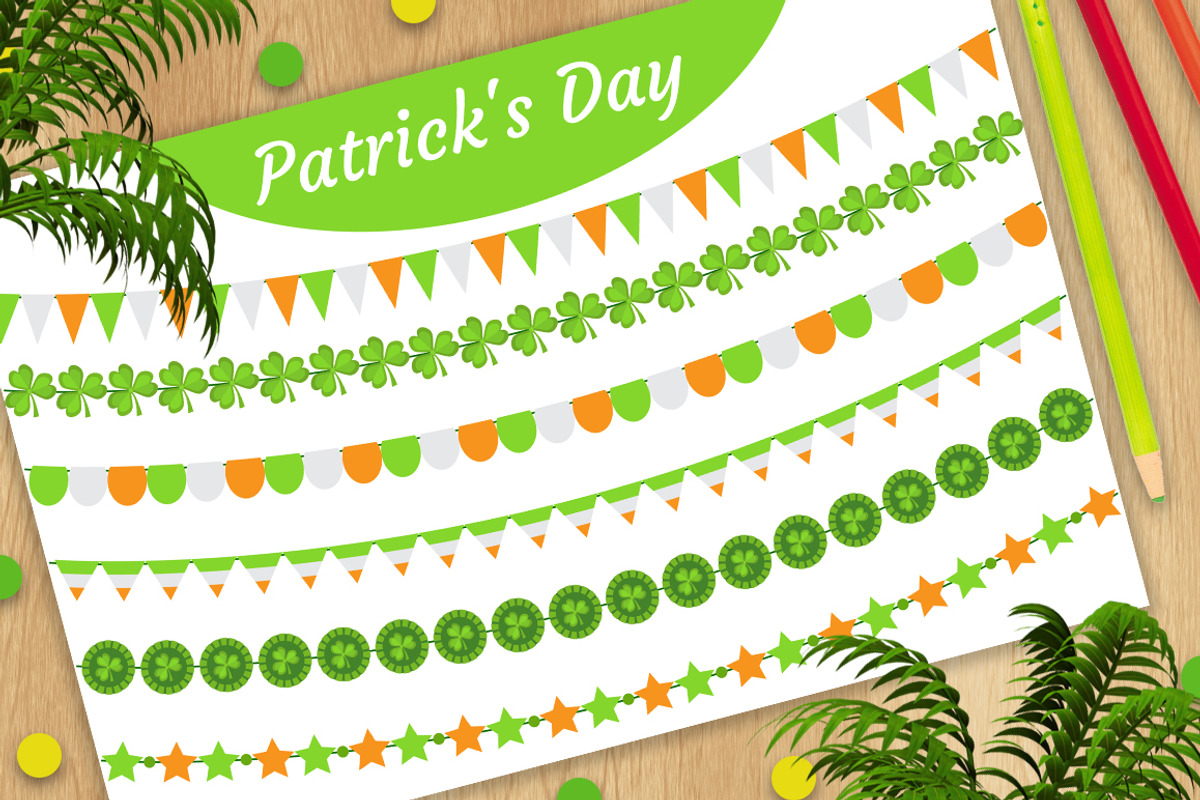 St. Patrick's Day BIG BUNDLE !!!!, a Background Graphic by Lucia Fox (Photo 11 of 17)