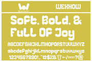 Chubby Tech font, a Font by weknow (Thumbnail 2 of 8)