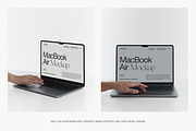 MacBook Air M2 with Hand Mockups, a Mac Mockup by Feel This (Thumbnail 3 of 8)