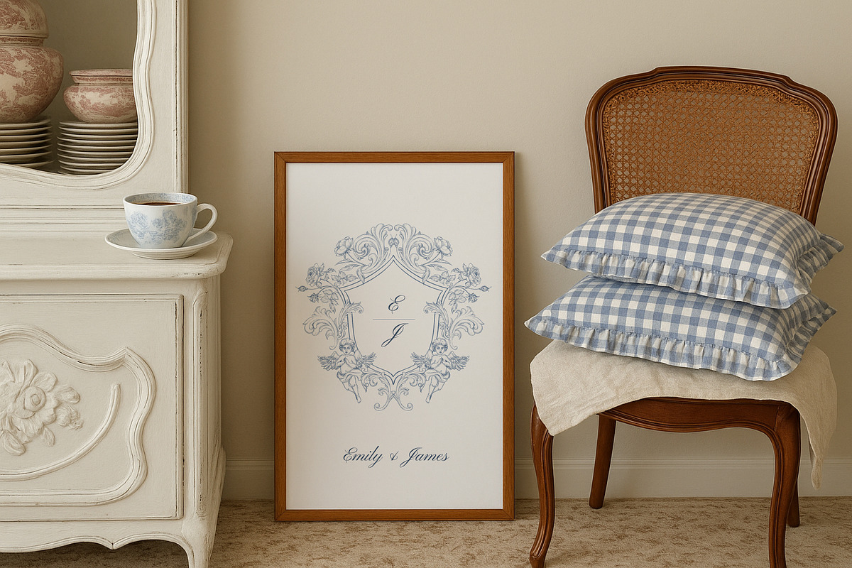 Baroque Vintage Ornamental set, a Decorative Illustration by Yuliia Lashevska (Photo 6 of 19)