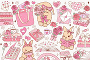 Valentine Bookish Clipart Bundle, an Education Illustration by TitaLivingArt (Thumbnail 2 of 9)