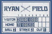 Scorety - Baseball Sport Font, a Sans Serif Font by Pandeka Studio (Thumbnail 6 of 11)