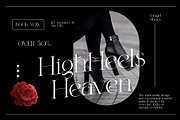 Nicken Modern Serif Typeface, a Serif Font by Alfinart (Thumbnail 10 of 10)