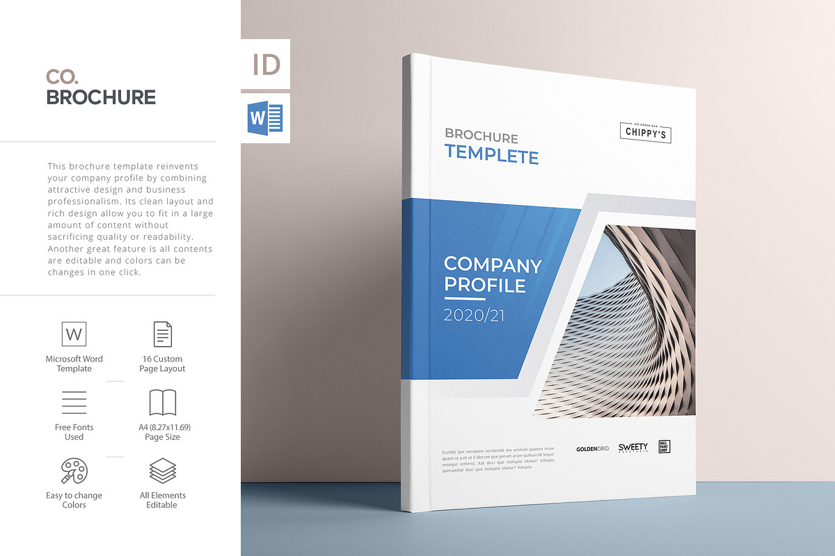 The Profile Brochure, a Brochure Template by BrochuresFactory (Photo 1 of 6)