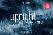 Upright font family, a Sans Serif Font by LTNG STUDIO (Thumbnail 1 of 10)
