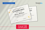 Teacher Award Certificate Template, a Card Template by Snapybiz (Thumbnail 5 of 10)