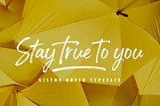 Giston, a Script Font by Lucky Type (Thumbnail 3 of 15)