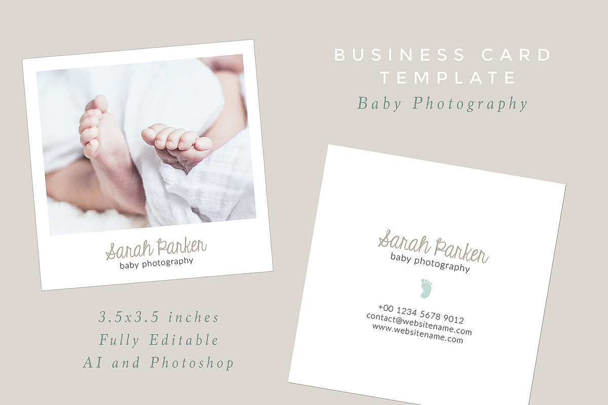 Photography Business Card, a Business Card Template by Nordic.Arg (Photo 1 of 2)