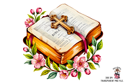 Vintage Bible PNG Bundle, a Graphic by Clipart Studio (Thumbnail 5 of 11)