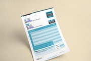 MS Word Invoice Template (5 Colours), a Stationery Template by WonderShop (Thumbnail 4 of 6)