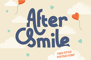 After Smile Festive Two Fonts