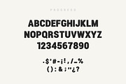 Progreso Typeface, a Sans Serif Font by Design District (Thumbnail 12 of 12)