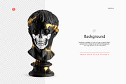 Face Mask on an Sculpture Mockup, a Mask Mockup by HelenStock (Thumbnail 5 of 8)