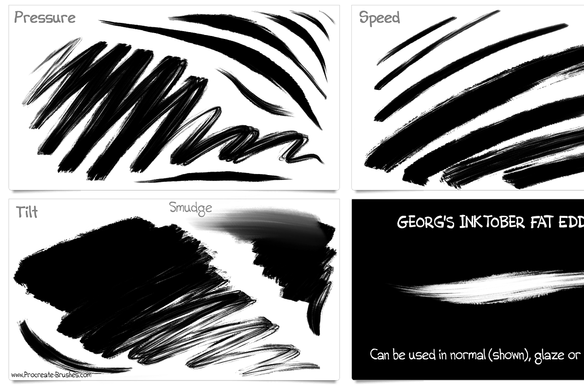 600+ Brushes Procreate BIG PACK, a Brush Add-On by Georg's Procreate Brushes (Photo 75 of 115)