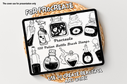 100 Potion Bottle Procreate Stamps, a Brush Add-On by Painter Creative Books (Thumbnail 1 of 9)
