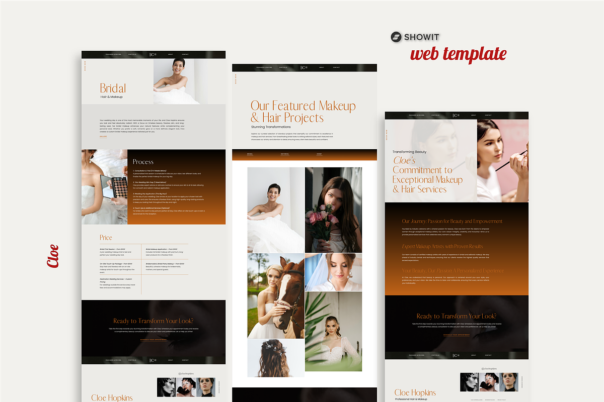 Showit Template| Artists-Photography, a Websites & App Template by Desskoo (Photo 3 of 6)