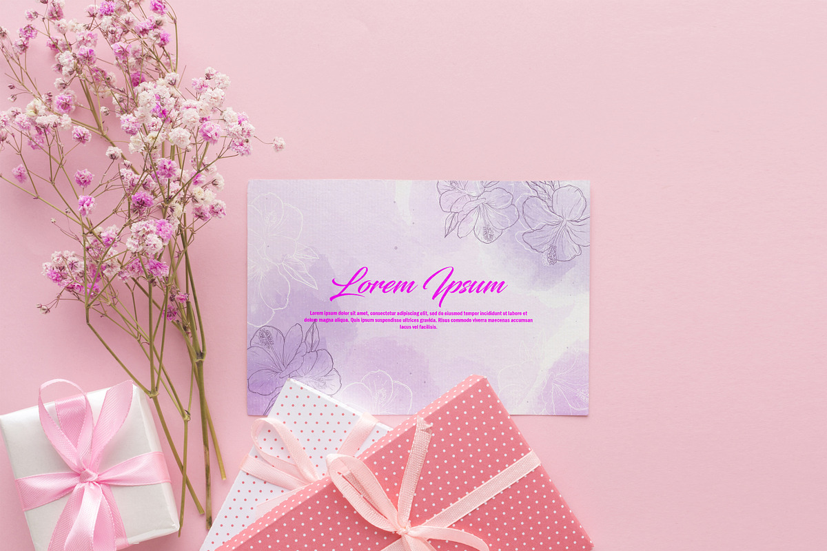 Watercolor Floral Background, a Decorative Illustration by Digital Studio (Photo 4 of 7)