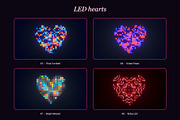 Heart Glow - 12 JPG Backgrounds, a Background Graphic by Photocreo Michal Bednarek (Thumbnail 3 of 5)
