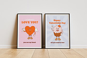 Retro Love, a Seasonal Illustration by Sweet Corner (Thumbnail 10 of 11)