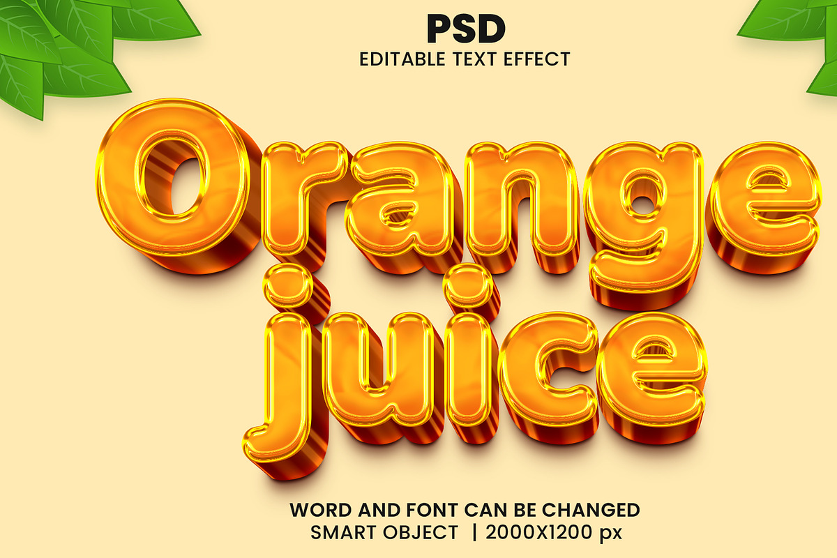 Modern 3d Text Effect Bundle PSD, a Layer Style Add-On by bdrobin (Photo 2 of 21)
