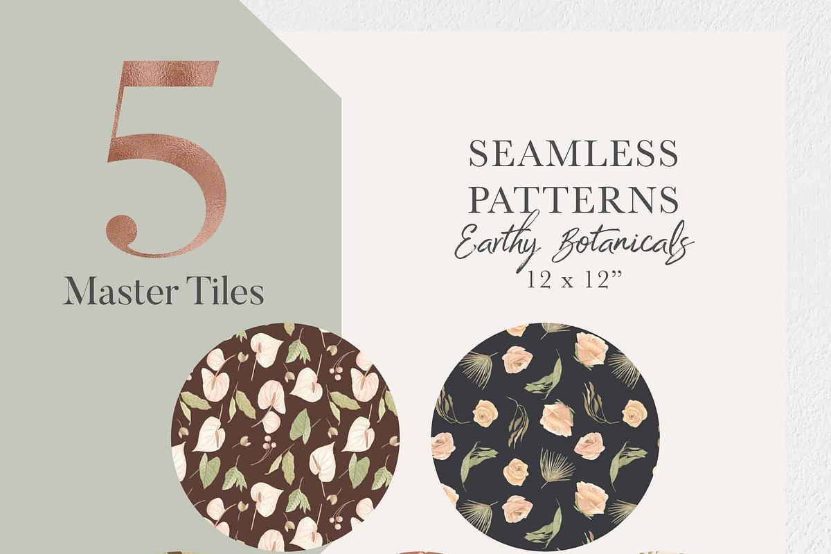 Earthy Botanicals Florals & Leaves, a Decorative Illustration by Momo Studio (Photo 8 of 12)