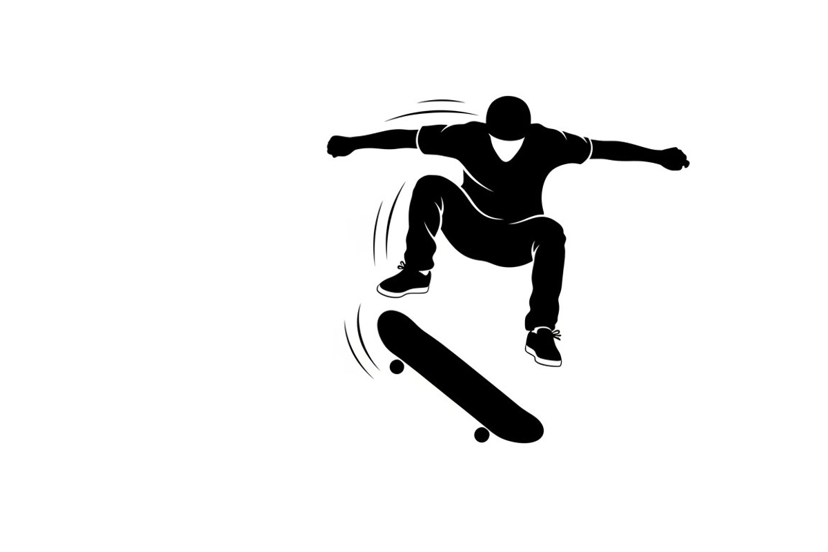 skateboard trick silhouettes showcas, an Illustration by Amazin_art (Photo 31 of 31)