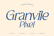 CS Granvile Pixel, a Serif Font by Craft Supply Co. (Thumbnail 1 of 8)