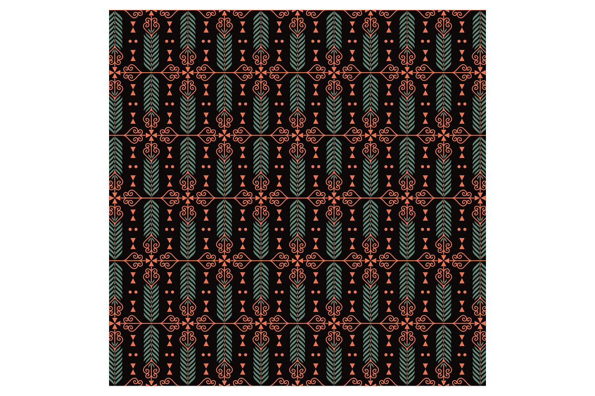 Intricate Ethnic Seamless Pattern, a Pattern Graphic by Creative Backgrounds