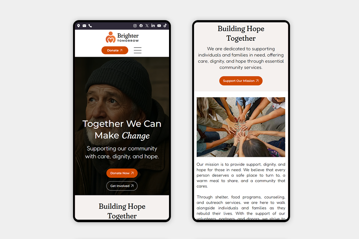 Homeless Shelter / Volunteer Website, a Wix Template by Kitteeh (Photo 11 of 12)