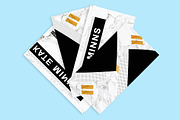 Modern Business Card + 8 Icons, a Business Card Template by cadinera (Thumbnail 2 of 6)