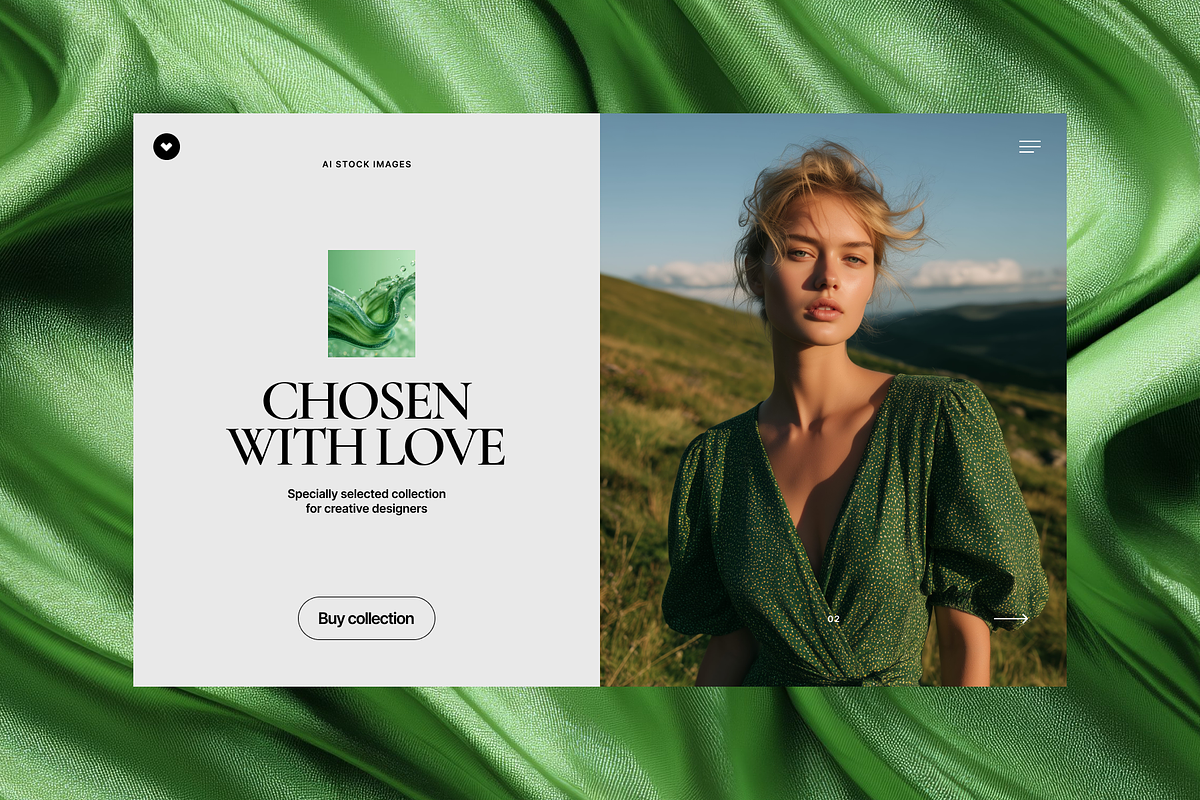236 Green Fashion Stock Images, a Beauty & Fashion Photo by Welovegraphics (Photo 8 of 10)