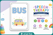 Speech Therapy Flashcard Bundle, an Education Illustration by Actual Pixel (Thumbnail 6 of 22)