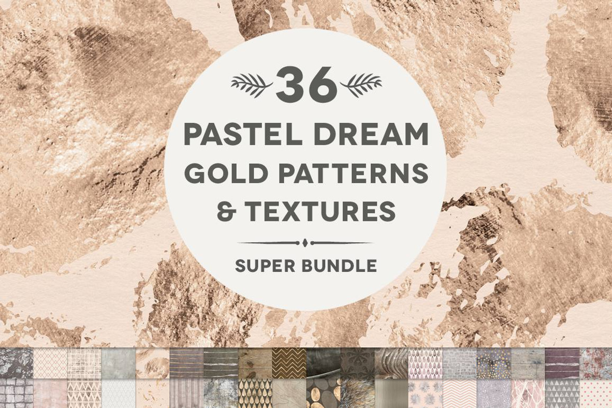 180 Dreamy Golden Graphics, a Pattern Graphic by Blixa 6 Studios (Photo 16 of 27)