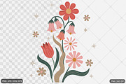 Boho Flowers with Quotes Bundle, an Illustration by Actual Pixel (Thumbnail 9 of 14)
