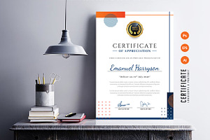 492. Modern Certificate Template