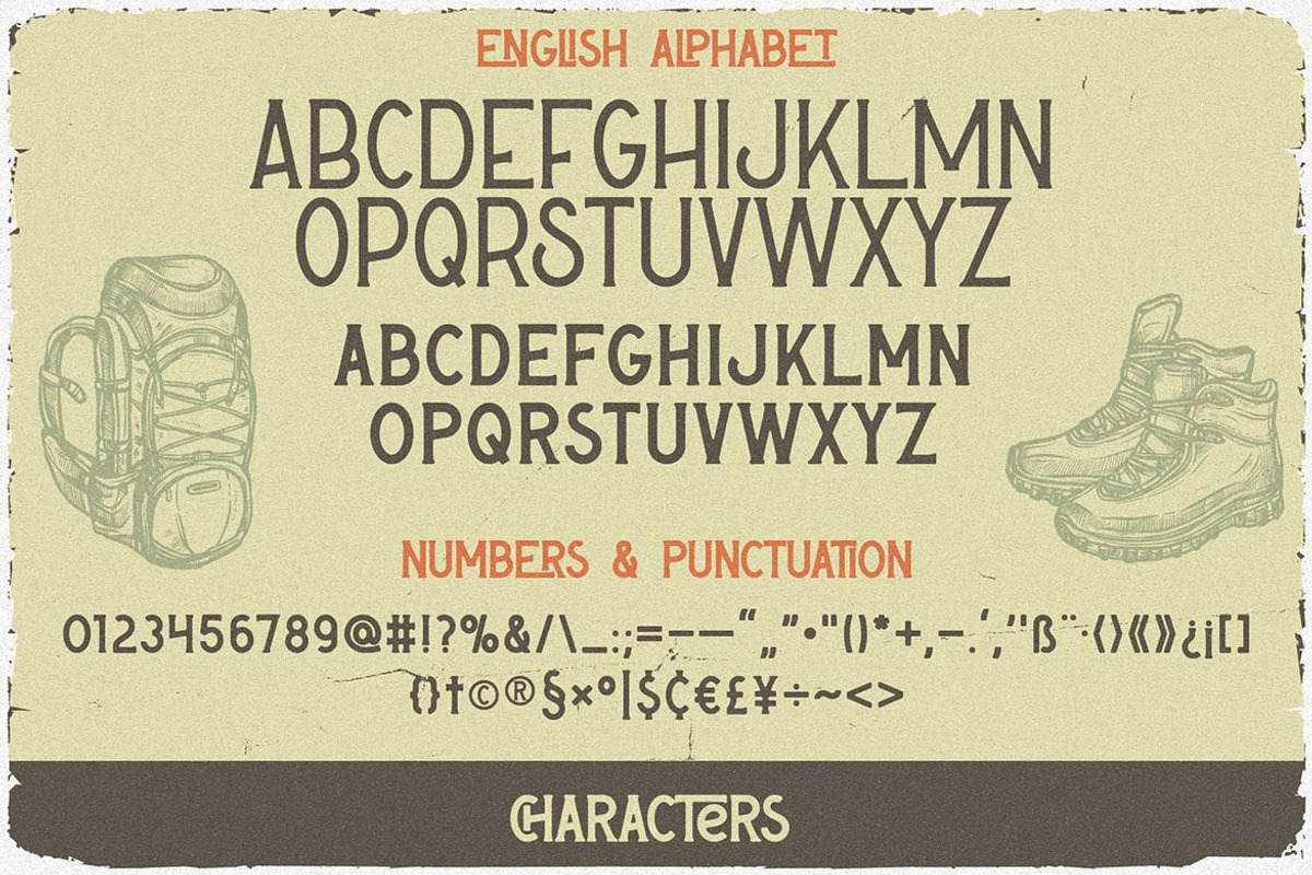 Pathfinder - Retro Ligature Font, a Serif Font by JumboDesign (Photo 3 of 6)