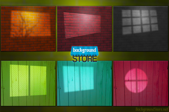 Window Lights Studio Backdrop