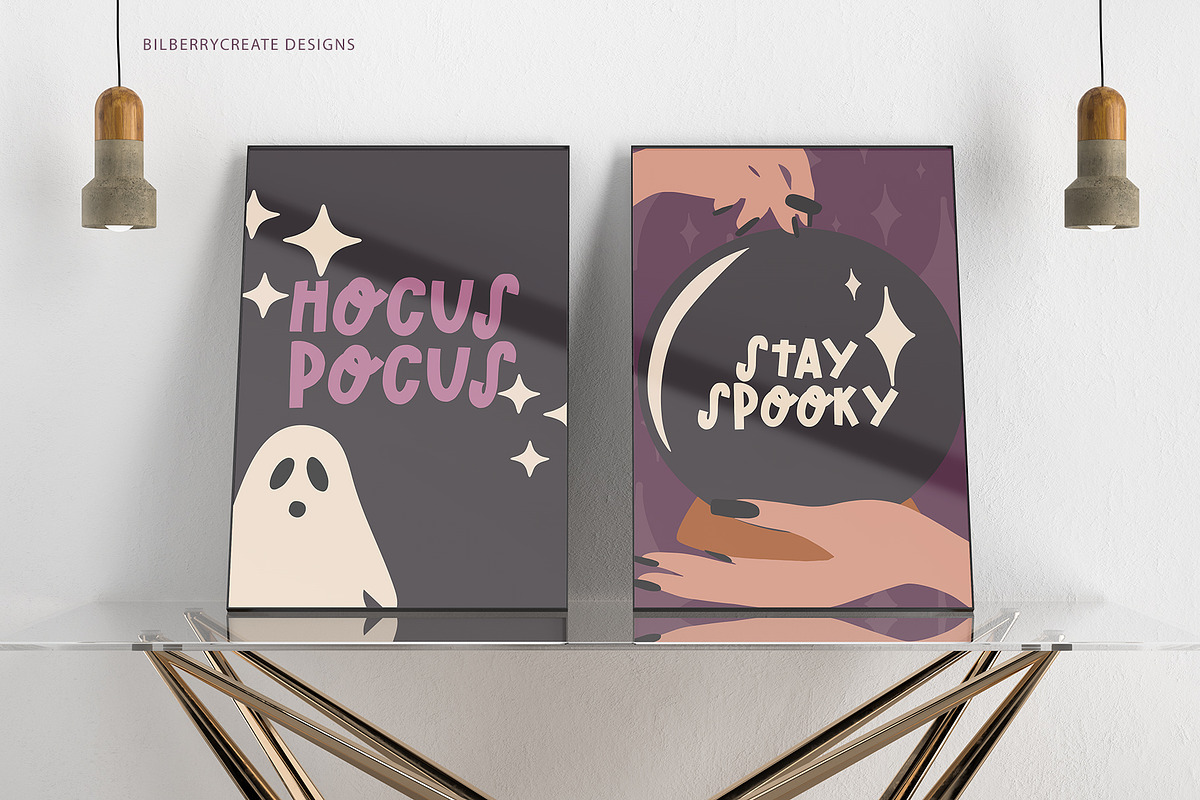 HOCUS POCUS art set, a Seasonal Illustration by BilberryCreates (Photo 12 of 13)