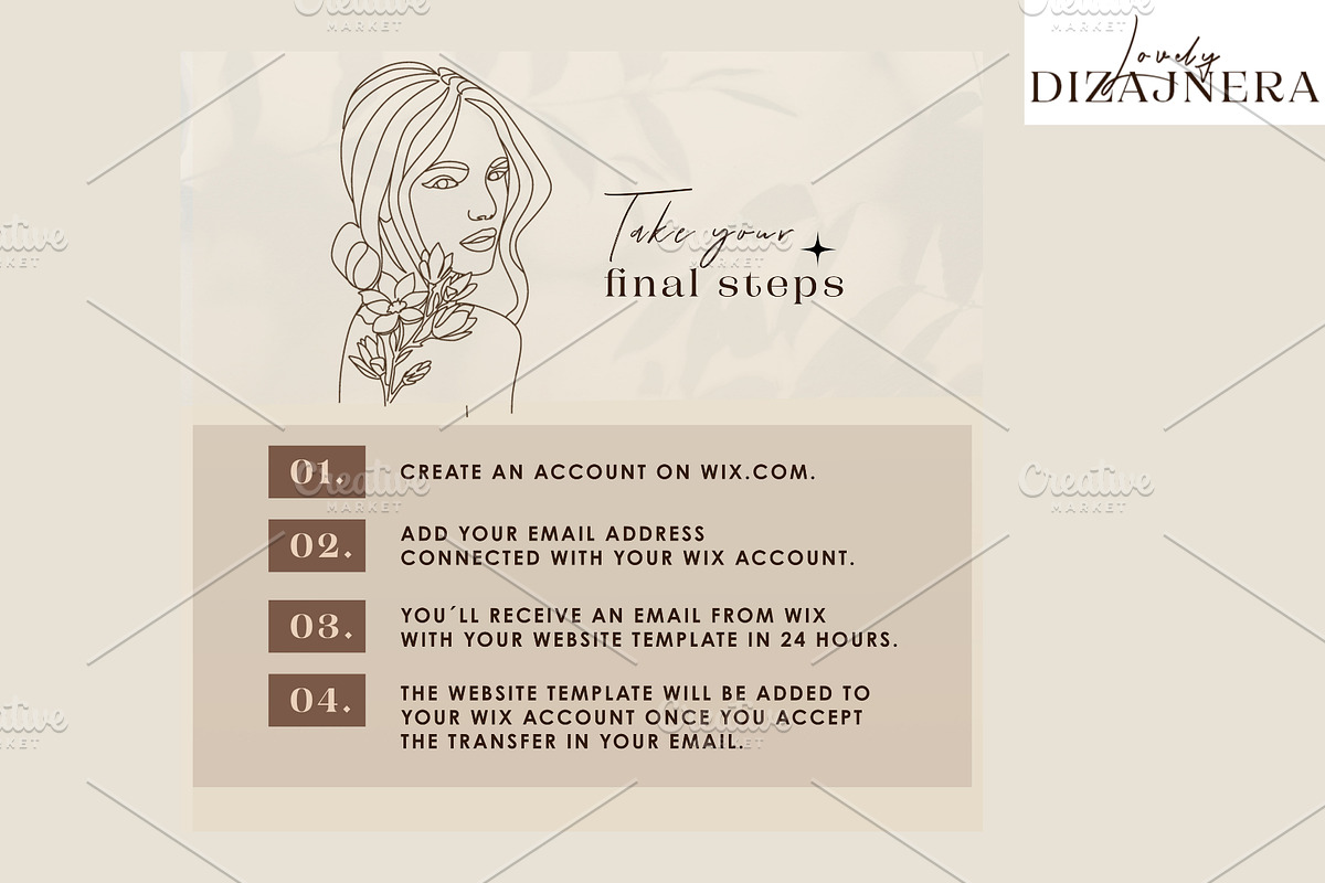 Wix Web Fashion Designer, Artist, a Wix Template by Lovely.Dizajnera (Photo 7 of 7)