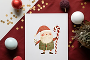 SCANDI SANTA CHRISTMAS CLIPART, a Person Illustration by Daring Digies (Thumbnail 8 of 9)