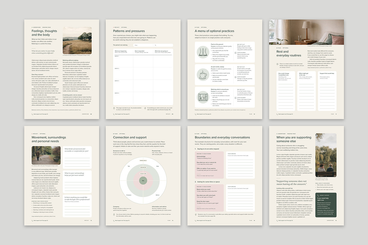 Mental Health Workbook Template, a Brochure Template by BrandPacks (Photo 3 of 6)