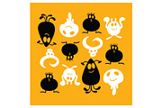 Halloween monster set bundle, a Seasonal Illustration by foxndeer (Thumbnail 2 of 4)