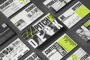 HUE | Pitch Deck Presentation, a Presentation Template by SlideStock