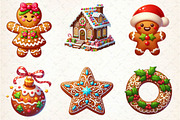Gingerbread Cookie Christmas Sublima, a Graphic by CreationArt (Thumbnail 2 of 5)