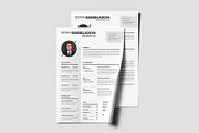 Clean Resume CV Template, a Resume Template by PixelStudio (Thumbnail 3 of 4)