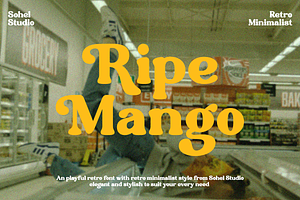 Ripe Mango - Header & Banner Font