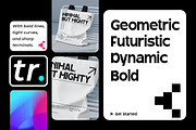 Strenx - Modern Futuristic Font, a Sans Serif Font by roomspace creative lab (Thumbnail 3 of 10)