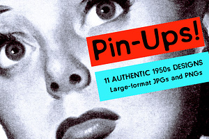 Authentic 1950s Pin-Ups High Res B&W