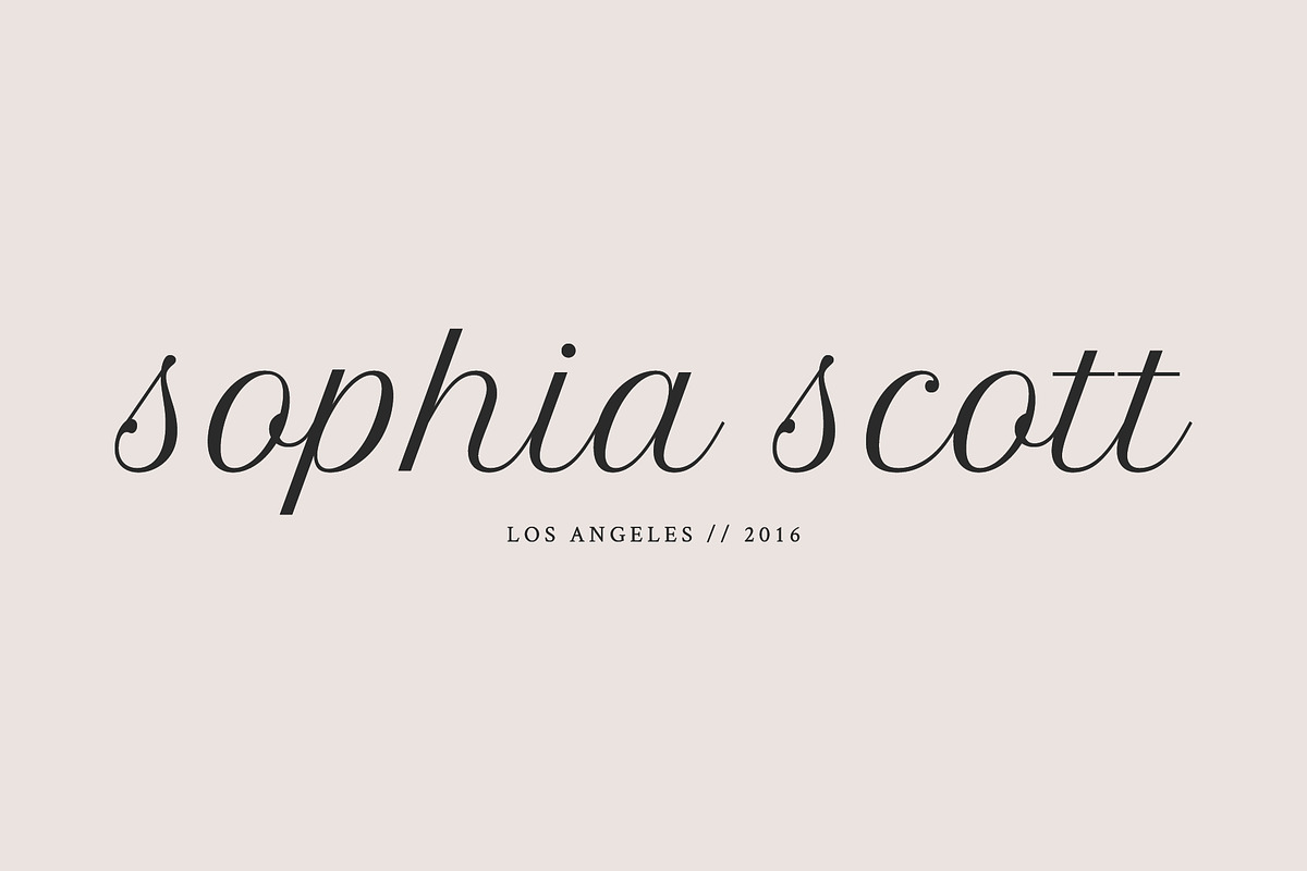 Sophia Premade Logo, a Branding & Logo Template by studiolmh (Photo 3 of 6)