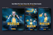 Party Social Media Template Bundle, a Social Media Template by Creative_View (Thumbnail 2 of 8)